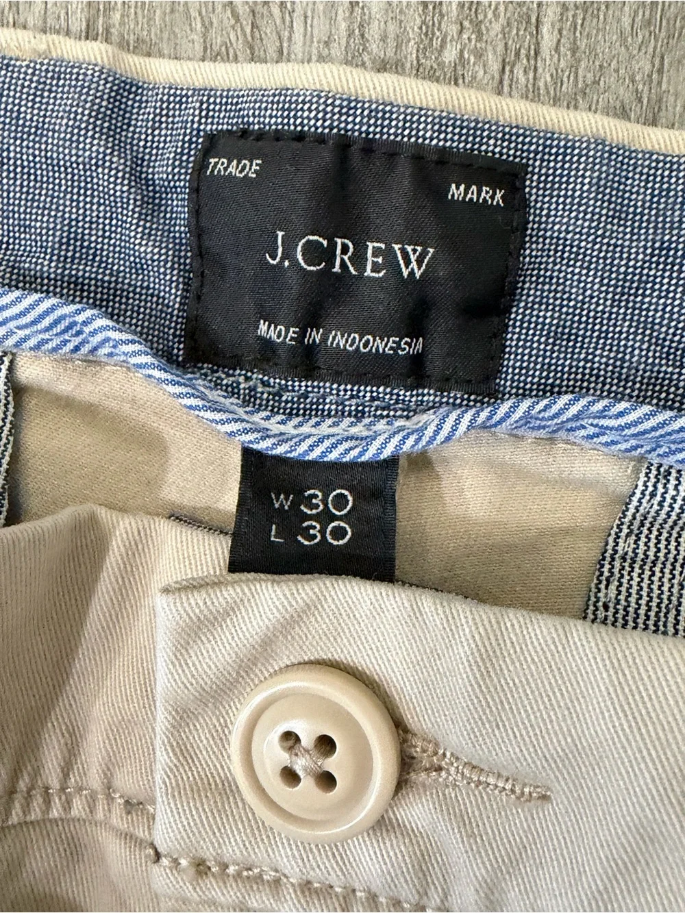 J. CREW Men’s Slim Chino Pants Size W30L30